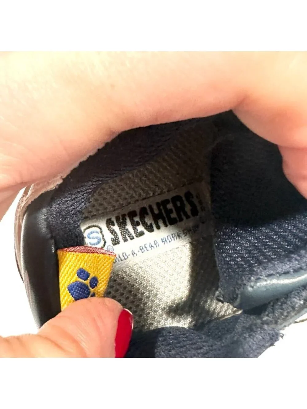 Build-A-Bear Workshop Skechers Navy & White Sneakers